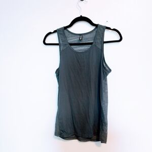 Victoria's Secret sport workout grey tank top with Lazer cutout bank size xs